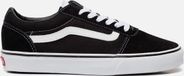 Vans MN Ward (Suede Canvas) black/whit - Maat 44 - Heren Sneakers