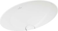 Villeroy & Boch Loop&Friends Inbouw wastafel, 56x38 cm, zonder overloop, CeramicPlus, alpine wit 4A5501R1