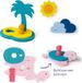 Quutopia Foam Badspeelgoed Badpuzzel Treasure Island met Schildpad