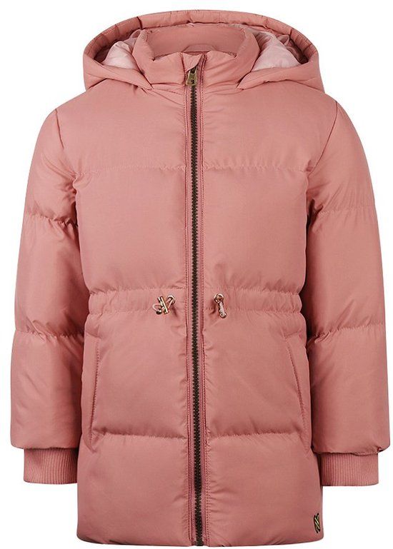 Koko Noko Meisjes Parka Jas - Dark old pink - Maat 92