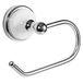 Design House 559302 Savannah Toiletrolhouder, wandmontage, voor badkamer, gepolijst chroom en wit