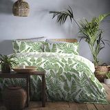 Dreams & Drapes Tahiti Easy Care Dekbedovertrek Set Kingsize Groen