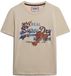 Superdry Tokyo T-shirt met vintage logo en relaxte pasvorm - Dames - T-shirts - Oat Bran - S