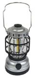 Concorde Stormlantaarn - zwart - op batterij - 10 x 18 cm - retro campinglamp - lantaarn