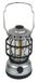 Concorde Stormlantaarn - zwart - op batterij - 10 x 18 cm - retro campinglamp - lantaarn
