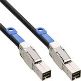 Inline 27638C Mini SAS HD-kabel - SFF-8644 naar SFF-8644 - 2 m