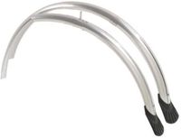 EuroFender Spatbord Set Zonder Stang Kunststof 28 Inch Zilver