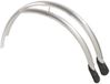 EuroFender Spatbord Set Zonder Stang Kunststof 28 Inch Zilver