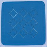 Spirella Douchemat Alaska Antislip PVC-schuim Elektrisch Blauw 55 x 55 cm