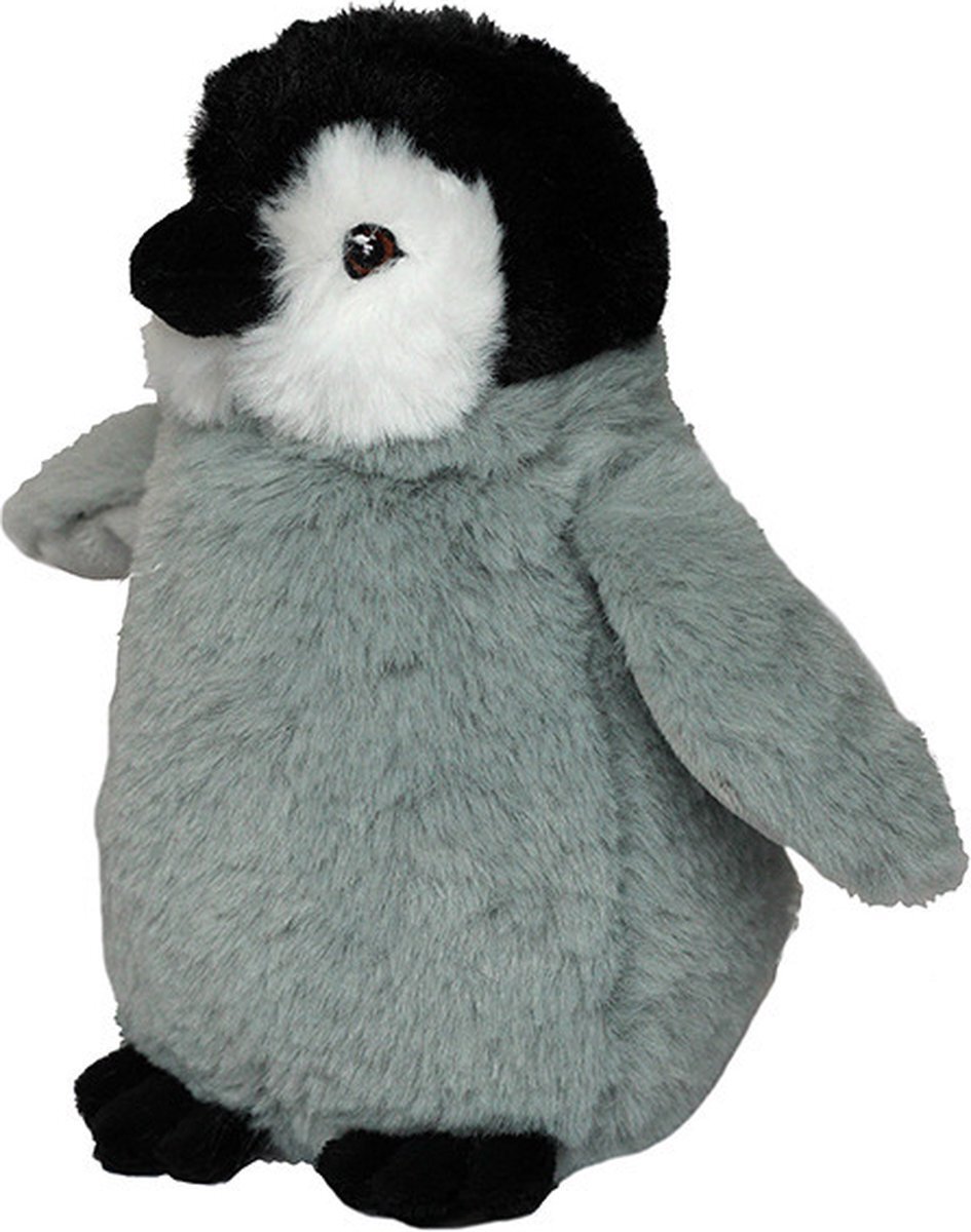 Nature Planet Pluche dieren knuffels Pinguin kuiken van 17 cm - Knuffeldieren speelgoed