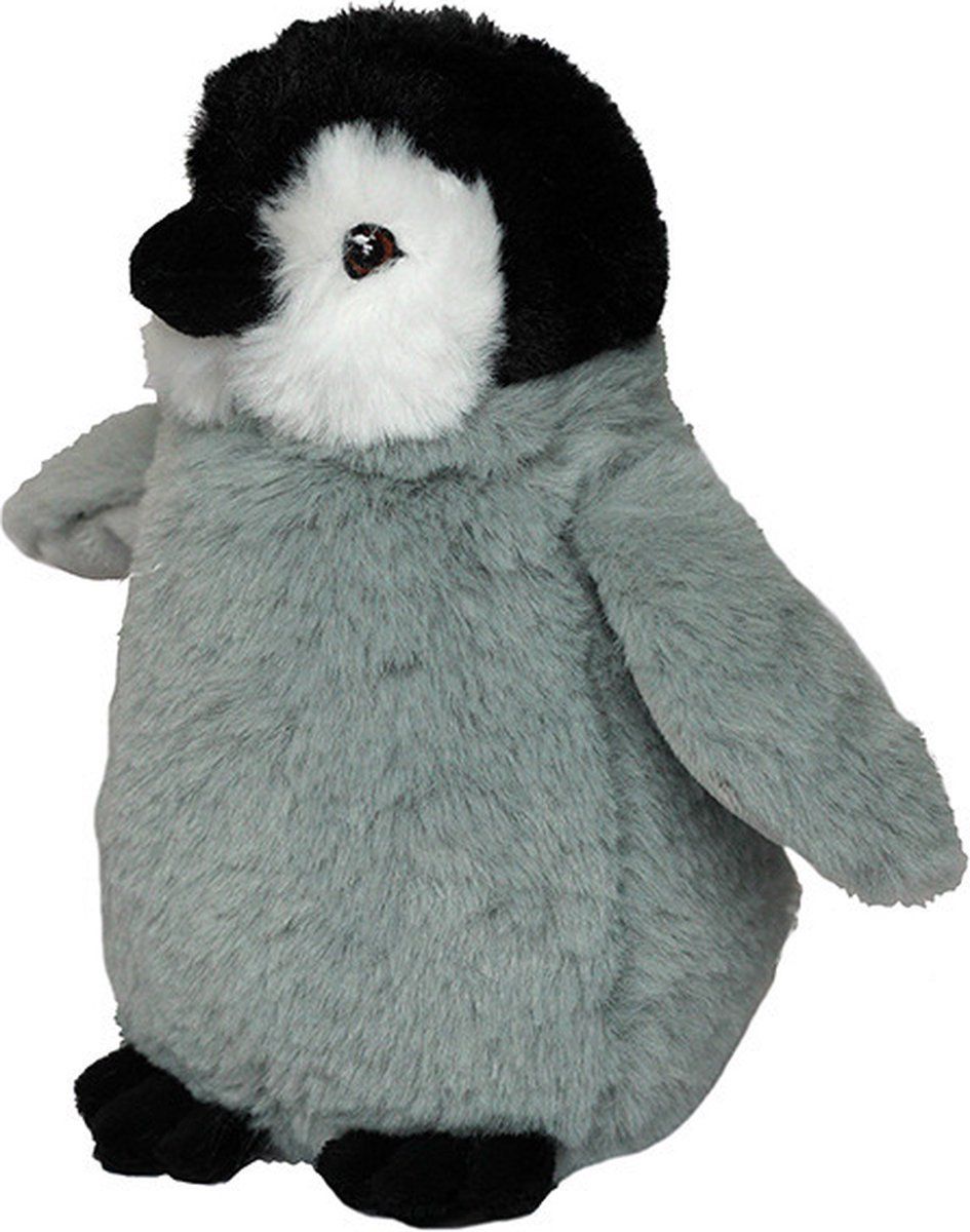 Nature Planet Pluche dieren knuffel Pinguin kuiken 17 cm - Knuffeldier