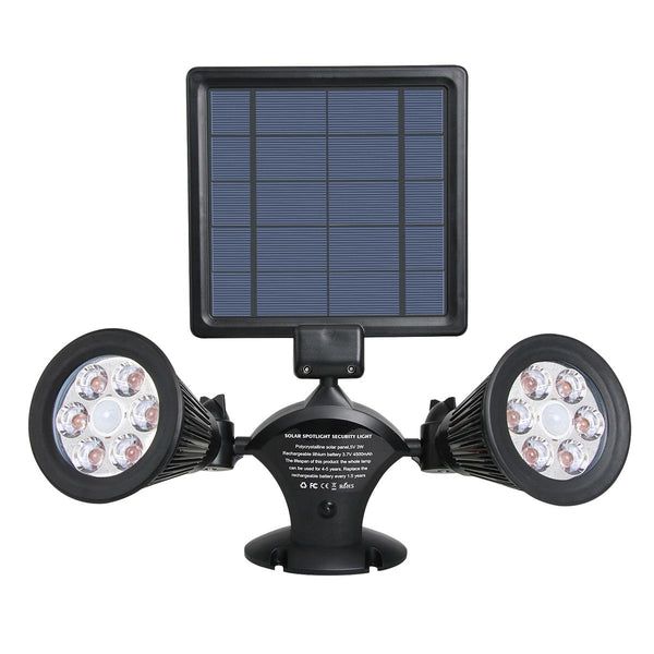 Lumisky Dolby W31 Solar LED Spotlight - Black - 31cm