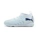 PUMA Future 9 Match Mid + TT Dreamrush - Ijsblauw/Blue Jewel Kids - Turf (TF), maat 36