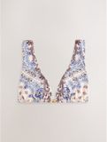 Next - Dames - Driehoekige bikinitop - Crème