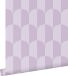 ESTAHome behang art deco bogen lila paars - 53 cm x 10.05 m