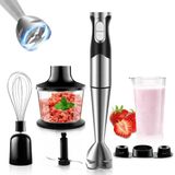 Merkloos Staafmixer Staafmixer Met Opzetstukken Mixer Voor Soepen En Smoothies Kleur Zwart Voor Keuken