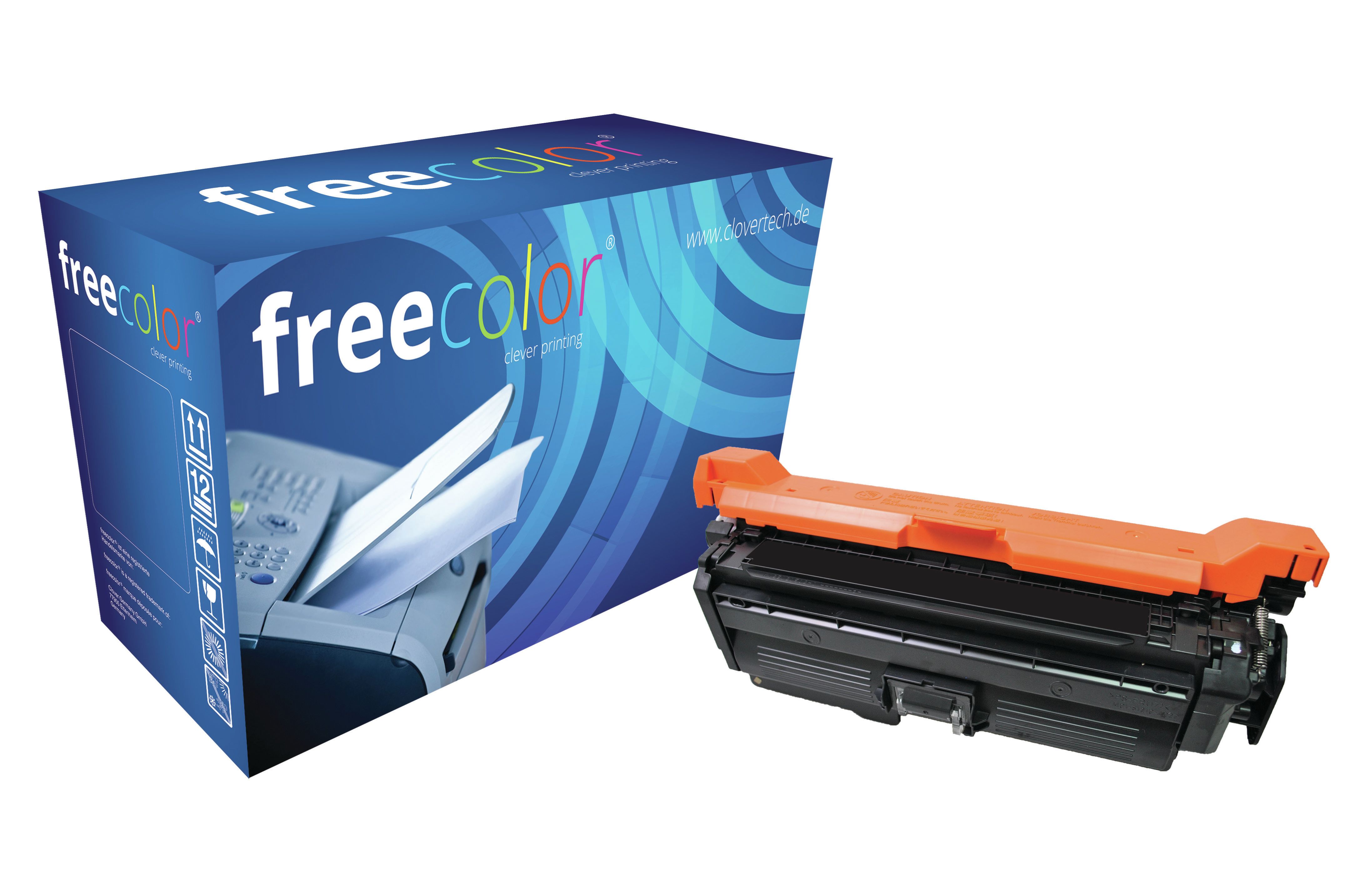 Freecolor 4025K-LY-FRC Toner Cartridge - Black - Compatible with HP Color LaserJet Printers