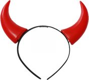 KRÜGER Halloween Duivel Hoorntjes Diadeem - Rood - Plastic