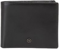 VALENTINO Leren kaarthoes Courage Card Case Nero zwart