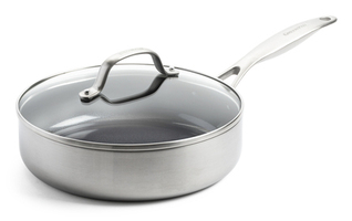 GreenPan Geneva Hapjespan 24cm - Zilver