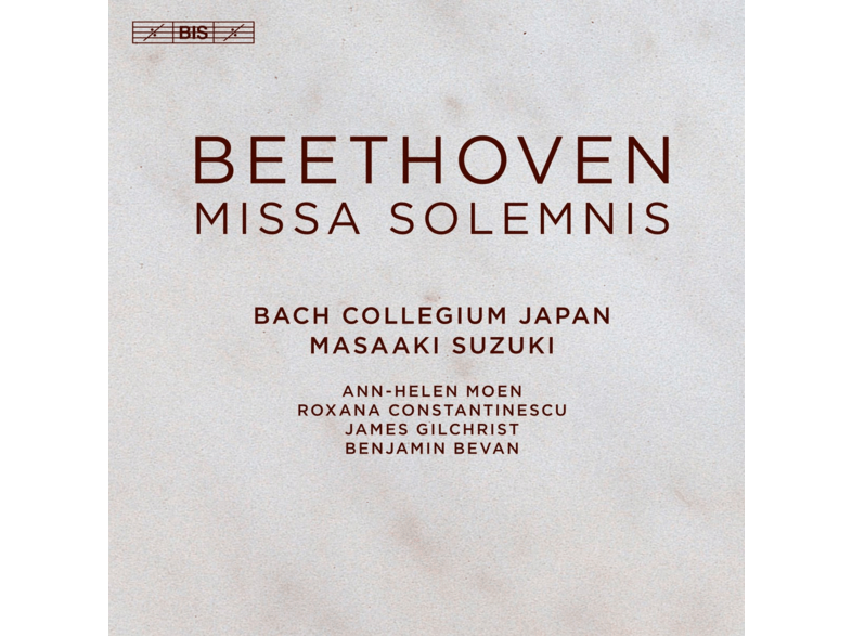 BIS Missa Solemnis - Suzuki Masaaki & Bach Collegium Japan SACD