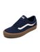 Vans Brooklyn sneakers voor heren, suède, zwart/wit, Gum Deep Indigo