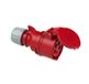 Pce - Hilark Prises Et Fiches - Accessoires Pour Câbles Électriques - Paquet De 10 (rouge) 225-6