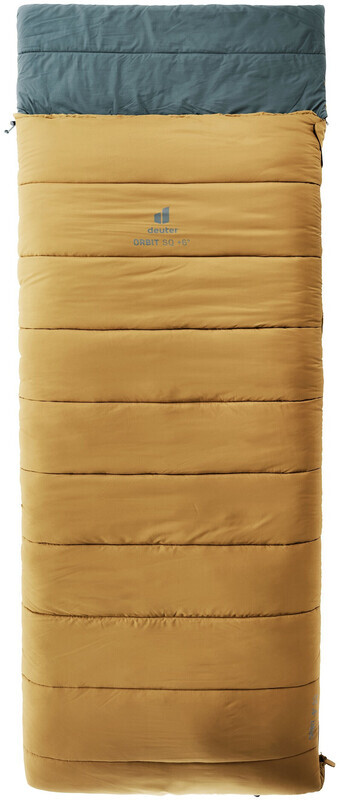 deuter deuter Orbit SQ +6° Sleeping Bag, beige/grijs Left Zipper 2023 Synthetische Slaapzakken