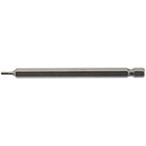 Draper 64370 2mm 1/4 "Hex zeshoekige Insert Bit 100mm Lang
