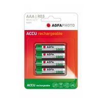 AgfaPhoto oplaadbare Micro AAA batterij 4 stuks - 4250175815664
