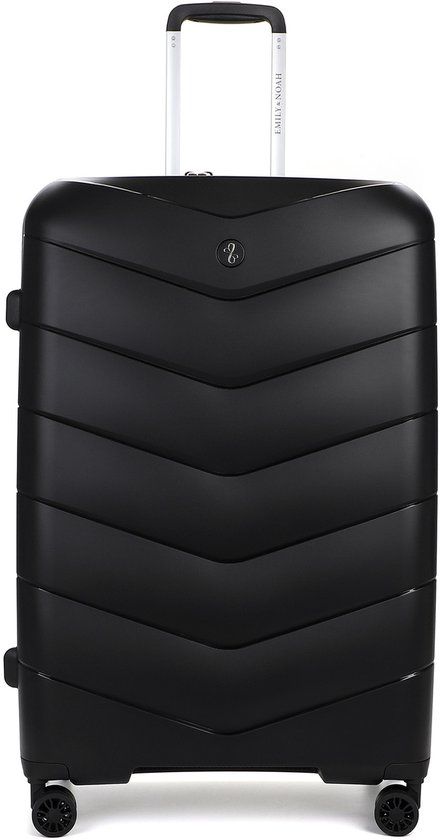 EMILY & NOAH Trolley E&N Travelbestie Werner (70402) - Dames Koffer - black 100