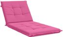 vidaXL Ligstoel Kussen GEMERT 100% Polyester Roze 190 x 80 x 9 cm
