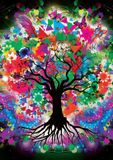 Yazz Puzzle Colorful Tree - 1000 stukjes puzzle multicolor