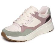 Skechers Rovina Lite dames sneakers beige roze - Maat 36