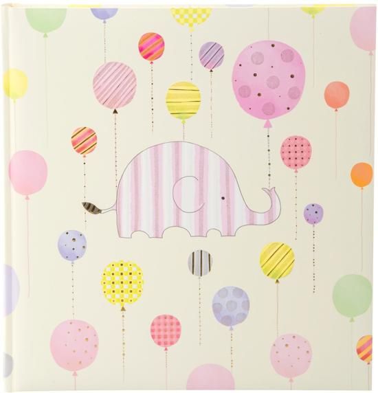 Goldbuch GOL-24561 TURNOWSKY Babyalbum HAPPY ELEPHANT roze 25 x 25 cm