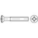 TOOLCRAFT 1066415 Vis à tête bombée M8 55 mm Phillips DIN 966 Inox A2 100 pièce(s)