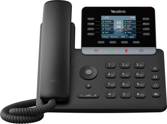 Yealink SIP-T73U 2.8” 320x240, 12 VoIP, Gigabit Ethernet, 2 x RJ9, USB 2.0, PoE 802.3af