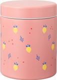 Fresk Thermos Lunchbox 500 ml - RVS Voedselcontainer – BPA-vrij – Lekvrije dop – Thermosbeker – Food Jar tot 6 Uur Warm – Lunchpot - Voedselpot - Roze - Summer Fruit