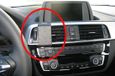 Brodit ProClip houder BMW 1-Serie / 2 Serie 2018-2020 Center mount - Zwart