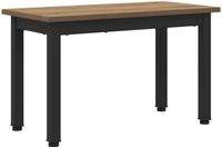 vidaXL Artisanaal eiken salontafel 60 x 30 x 36 cm bewerkt hout