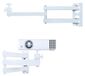 Support de projecteur, pliable, rotatif à 360°, métal, avec filetage 1/4 pouce