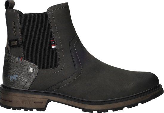 Mustang Heren Chelsea Boot Zwart Imitatieleer Maat 45