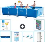 Intex Rechthoekig Frame Zwembad - 450 x 220 x 84 cm - Blauw