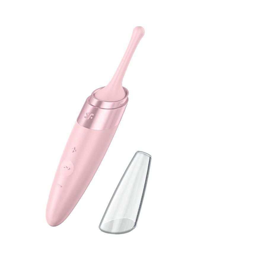 Satisfyer Twirling Delight Mini Vibrator - Pink - Clitoral Stimulation - Rechargeable