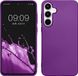 kwmobile telefoonhoesje geschikt voor Samsung Galaxy A55 5G - Back cover in metallic paars