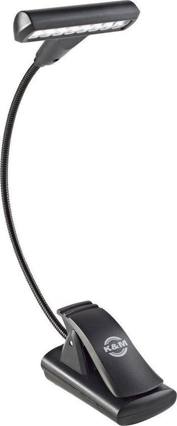 König & Meyer 12247 - Lessenaar lamp 'T-Model LED Flexlight' - Zwart
