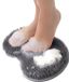 Bodybite Silicone Pied Grattoir & Nettoyeur de Dos pour Douche - Brosse de Pied avec Ventouses Antidérapantes - Tapis de Massage des Pieds & Tapis de Douche Exfoliant - Gris