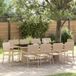 Maison Exclusive - Ensemble de jardin, 11 pièces, polyrotin beige