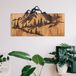 Asir Group Decoratieve houten wandaccessoire | Houten lijst | 57,5 x 33 cm - Zwart