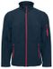 IMBRETEX SAS 3-laags softshelljack Pen Duick marine/rood 3XL